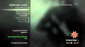 Challenge Lobby Mw3 10th Prestige All Unlock