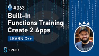 [Arabic] Fundamentals Of Programming With C++ #063 - Built-In Functions - Training - Create 2 Apps screenshot 1