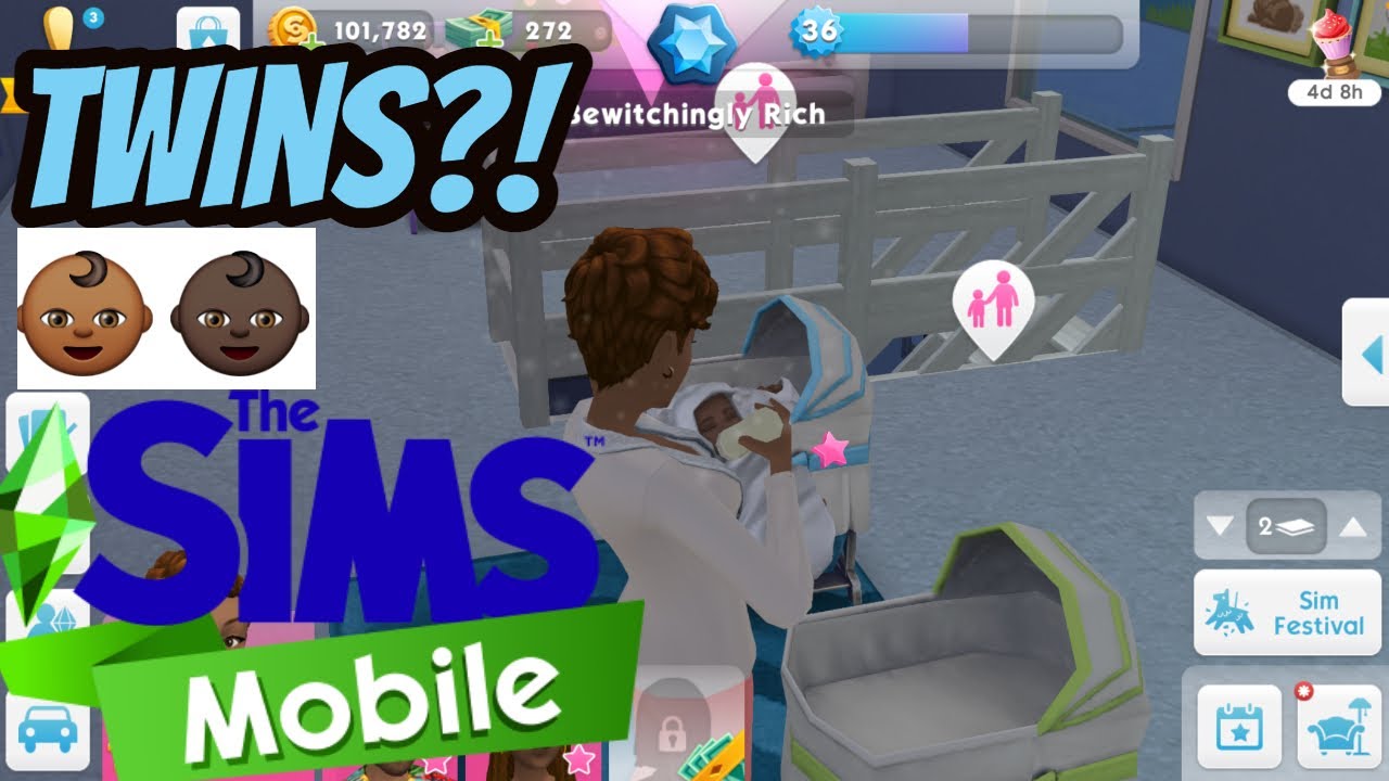 Having Babies! Twins? || Sims Mobile Gameplay #5