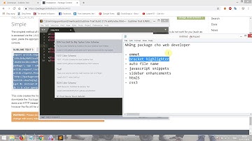 1 - Cài đặt phần mềm sublimetext 3 và giới thiệu một số package dành cho web developer