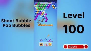 Shoot Bubble Level 100 Walkthrough | Pop Bubbles Game 🎯 | Go Answer