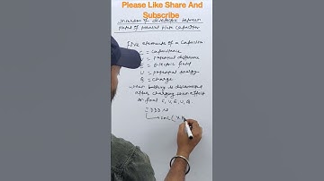 Insertion of Dielectric between plates of parallel plate Capacitor | #shorts #physics #ytshorts