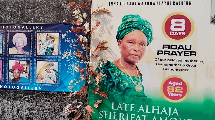 FULL VIDEO OF ALH. TIRI LEATHER MUM 8 DAYS FIDAU PRAYER