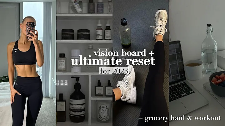 reset routine + how to make a vision board that *a...