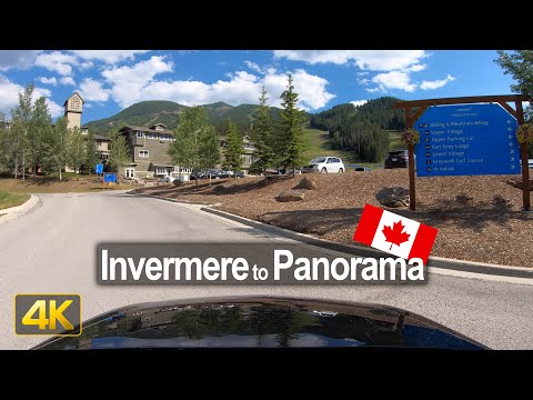 Scenic Drive from Invermere to the Panorama Mountain Resort 🇨🇦