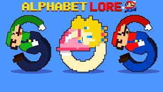 Alphabet Lore (A-Z) But Transformed from Super Mario Bros #3 | If Mario love Peach | GM Animation