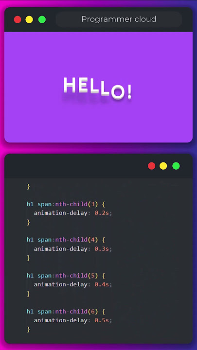😎🖋️ Create Cool Text Animation with HTML & CSS