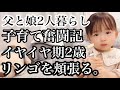 【父と娘の子育て奮闘記】シングルファザーへのカウントダウン。イヤイヤ期の現実に体力的にも精神的にも辛かった日。けれど大好物のりんごを頬張る娘に癒された。父は疲れ申した。(買い物大変)(リアル2歳育児)