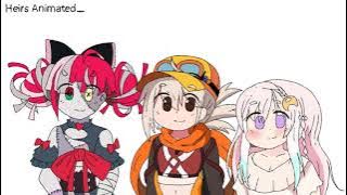 Kureiji Ollie & Iofi - WANGY²〖Hololive Animated | English Sub〗