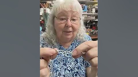 Paper Clip Chain with Fine Silver Wire