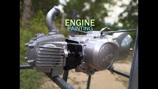 Hero Honda Passion Plus Engine Painting - Youtube
