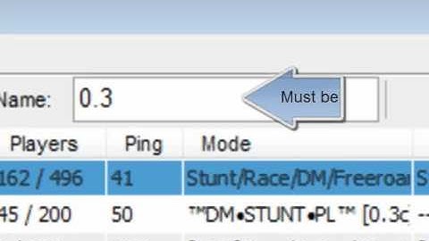 how connect on samp. server