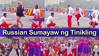 MGA SUNDALO SUMAYAW  NG TINIKLING ( CULTURAL PRESENTATION BESTOWED BY PHILIPPINE NAVY CONTINGENT)