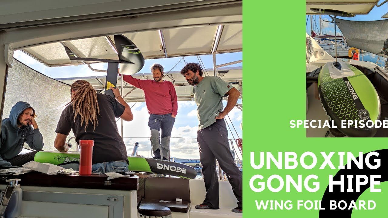 UNBOXING GONG HIPE WING FOIL INFLATABLE BOARD (Ep.42) Sailing Kanoa