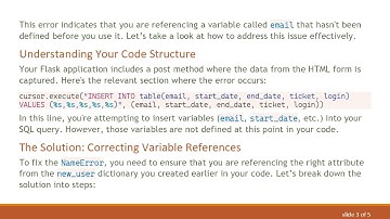 Solving the NameError in Python/Flask: Storing HTML Inputs in SQL Server