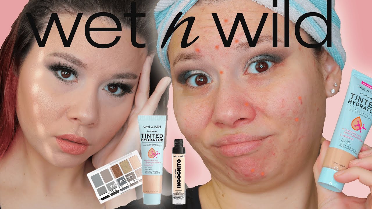 NEW Wet'N Wild Tinted Hydrator on ACNE WEAR TEST YouTube NEW Wet'N Wild Tinted Hydrator on ACNE WEAR TEST YouTube