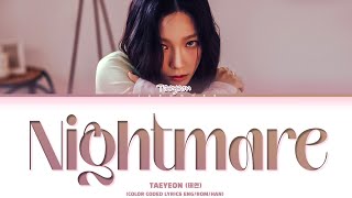 Taeyeon nigthmare S    color Coded S
