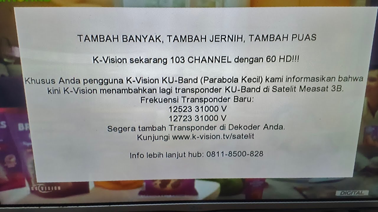 frekuensi terbaru kvision kuband parabola mini 