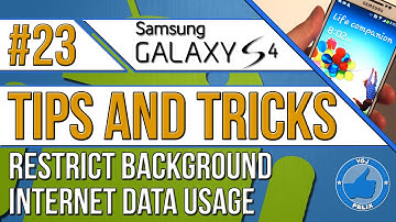 Samsung Galaxy S4 Tips and Tricks #23: Restrict Background Data