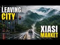 Kaili to Xiasi Market Rainy Drive｜Leaving the City for Guizhou Mountains 4K