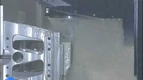 Five-Axis Machining of a Titanium Edge Frame on Makino