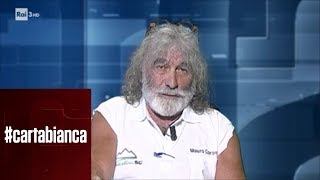 Il ritorno a sorpresa di Mauro Corona - #cartabianca 25/06/2019