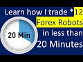 Learn How to activate 12 Grid Trend Multiplier trading robots & enter 24 trades in 20 minutes