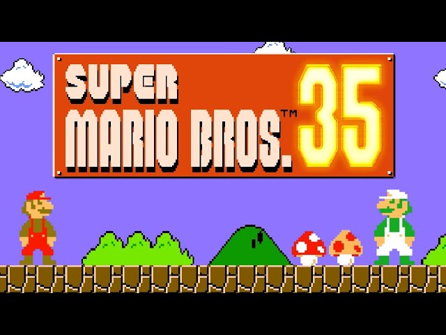 Super Mario Bros 35 - Full Game Playthrough 