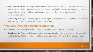 Resolving pg_rewind Issues: Understanding the Timeline Message in PostgreSQL