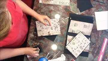 Mini Album Binding Simplified Process Video Part 14