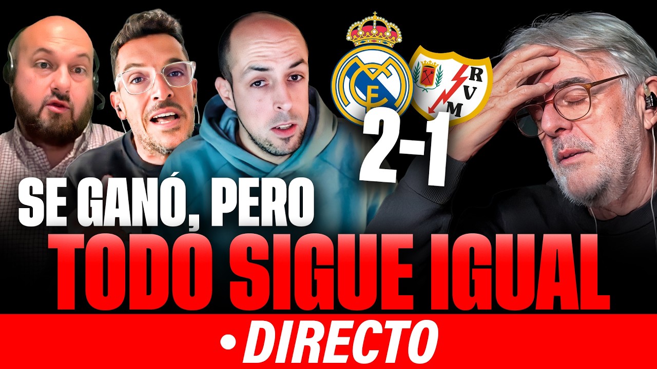 🔴¿QUÉ LE SUCEDE AL REAL MADRID? ¿POR QUÉ NO ACABA DE MEJORAR? | REAL MADRID 2-1 RAYO