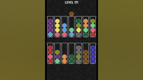 Ball sort puzzle level 171