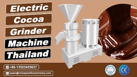 Cocoa Nibs Grinding Machine Thailand Customer Site|Cocoa Nibs Grinder|Cocoa Processing Equipment