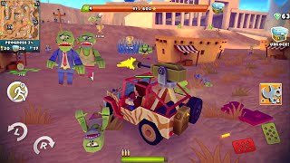 Zombie Safari Game Play #1 Canyon Map Race