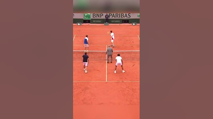 Some Light Moments With Mansour Bahrami In Tennis Court#54