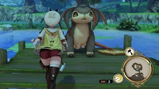 Atelier Ryza - Big Puni And Mother Weasel Mini BOSS fights - Hard Mode Combat Gameplay