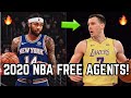 Predicting Where the TOP 2020 NBA Free Agents Sign! | Goran Dragic to Los Angeles Lakers With LeBron