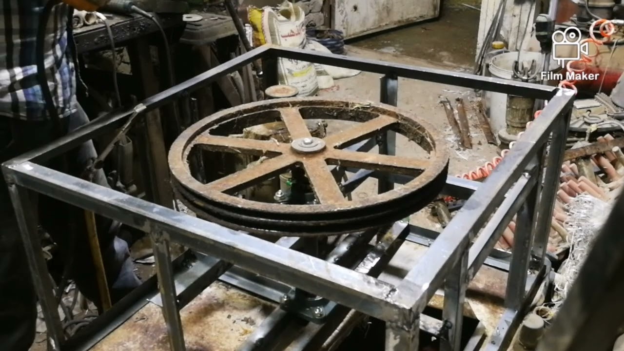 صناعة  هيكل جديد  لهلاسة دجاج مع اضافة براكيت جديد