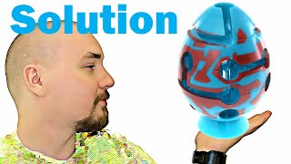 Smart Egg Zig Zag from BePuzzled - Solution