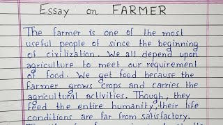 autobiography of a farmer essay in english