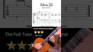 How To Play Idea 22 by Gibran Alcocer #classicalguitar #fingerstyle #idea22