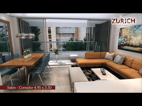 Zurich Apartamentos en Laureles - Apto 94 m²