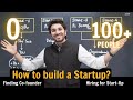 How to build a Startup? | How to find a Co-founder & Hire Employees?