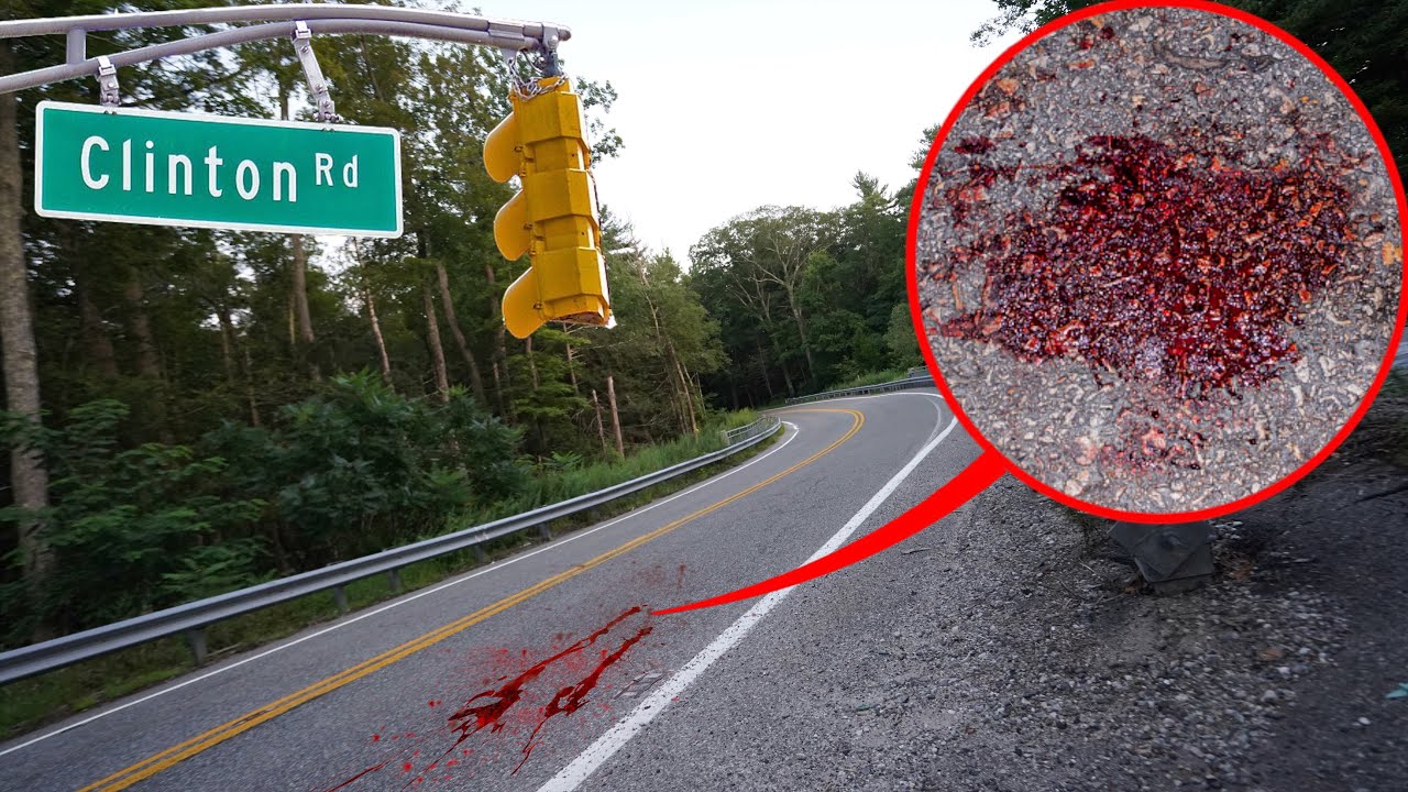 IF YOU EVER SEE A TRAIL OF BLOOD ON CLINTON ROAD, DON'T FOLLOW IT AND