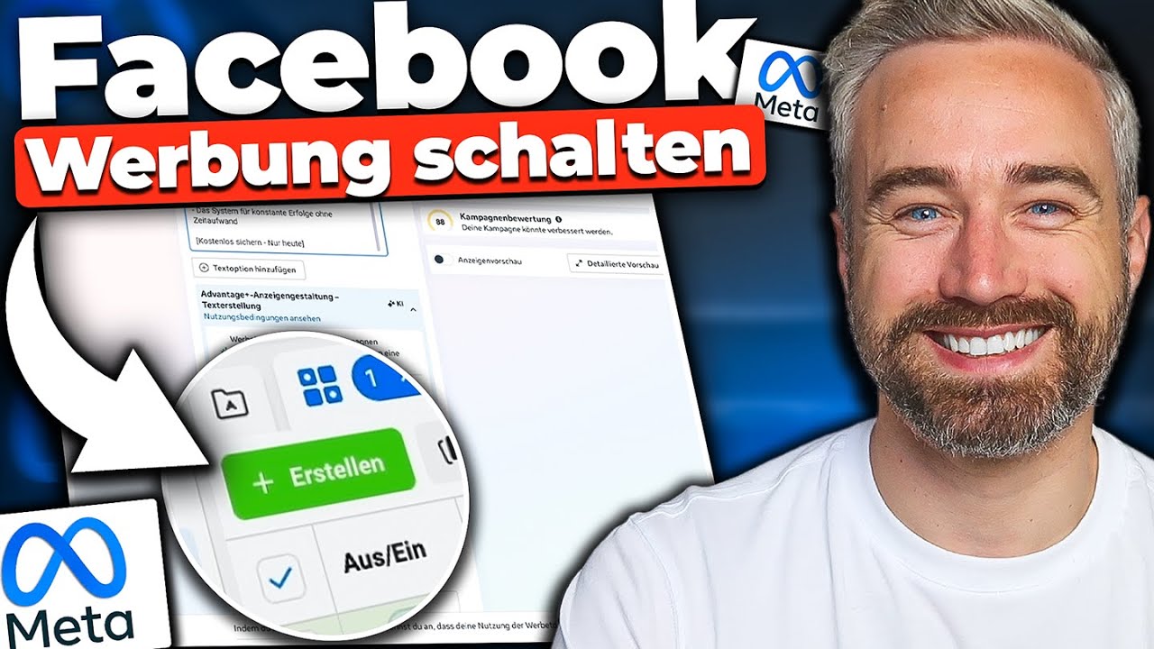 Meta/Facebook Werbung Schalten 2026 (Tutorial Deutsch) - Schritt für Schritt Anleitung für Anfänger