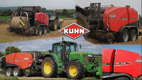 KUHN FBP 3135~Round Baler~Wrapper Combination Promo Video