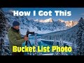 Moraine Lake Bucket Shot | 4K UHD Landscape Photography Travel Vlog | Banff