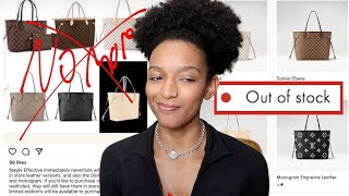 LOUIS VUITTON IS REMOVING THE NEVERFULL FROM ALL STORES! (a recap of last week's neverfull drama)