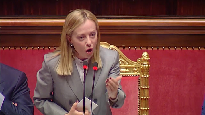 GIORGIA MELONI REPLICA IN SENATO AL TERMINE DELLA DISCUSSIONE SUL CONSIGLIO EUROPEO