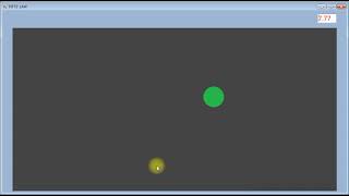 Clicking Circle Program (Fitts' Law) Demo With VB NET.